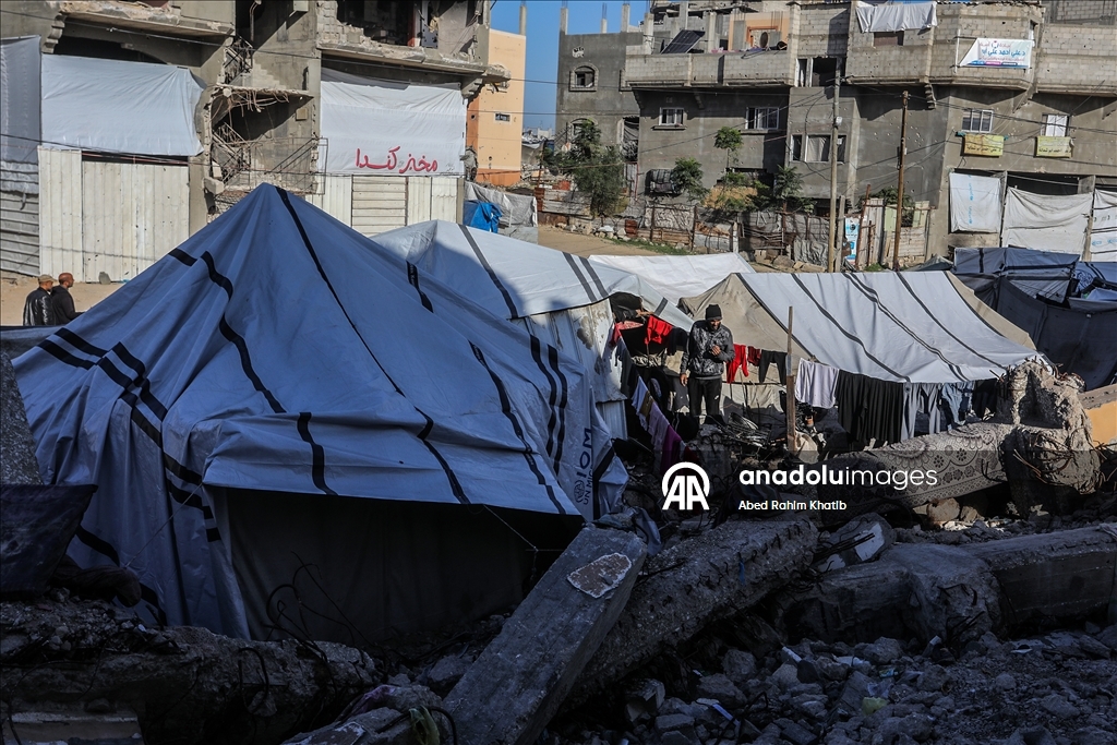 Han Yunus'ta yıkımın gölgesinde günlük yaşam
