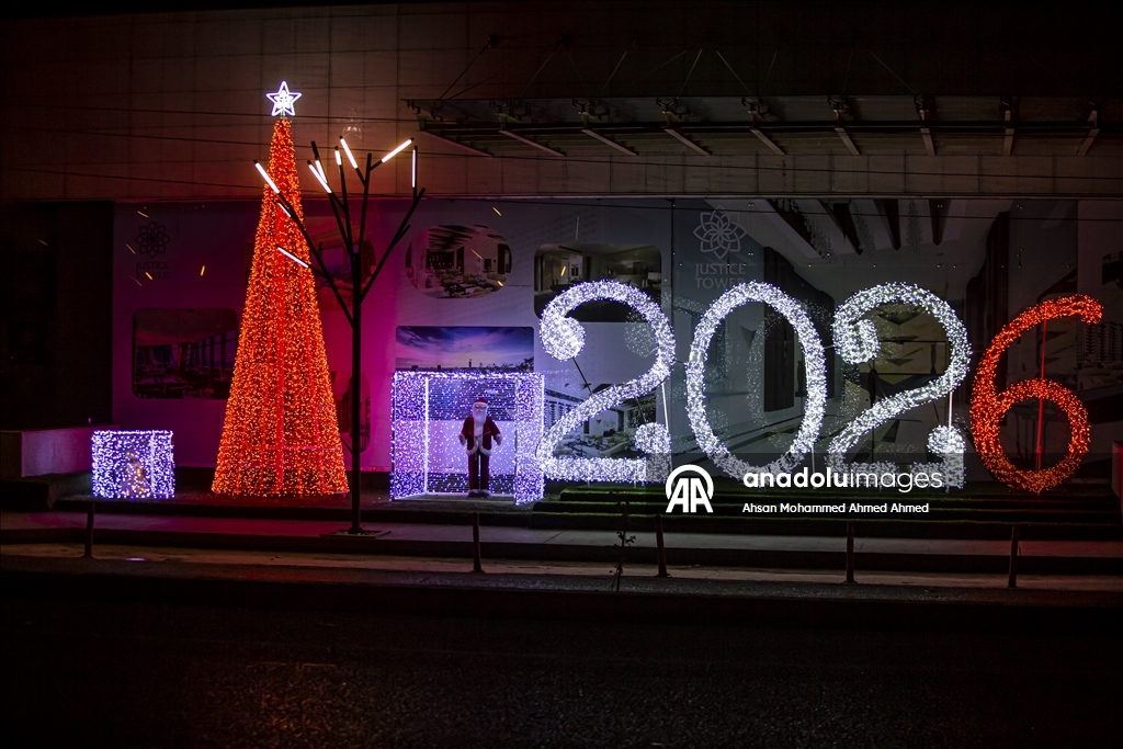 Подготовка к Новому году в Эрбиле