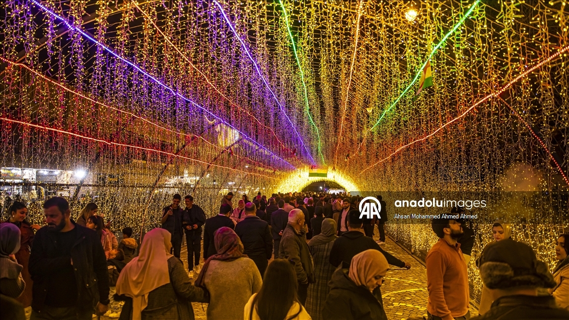Erbil'de yılbaşı hazırlıkları