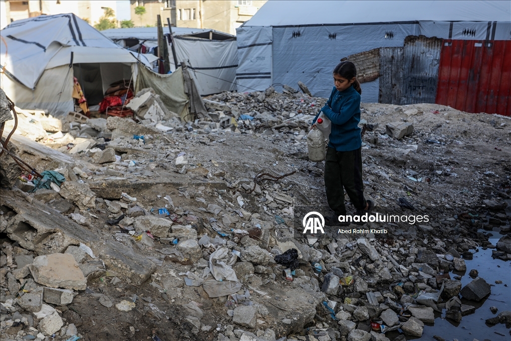 Han Yunus'ta yıkımın gölgesinde günlük yaşam