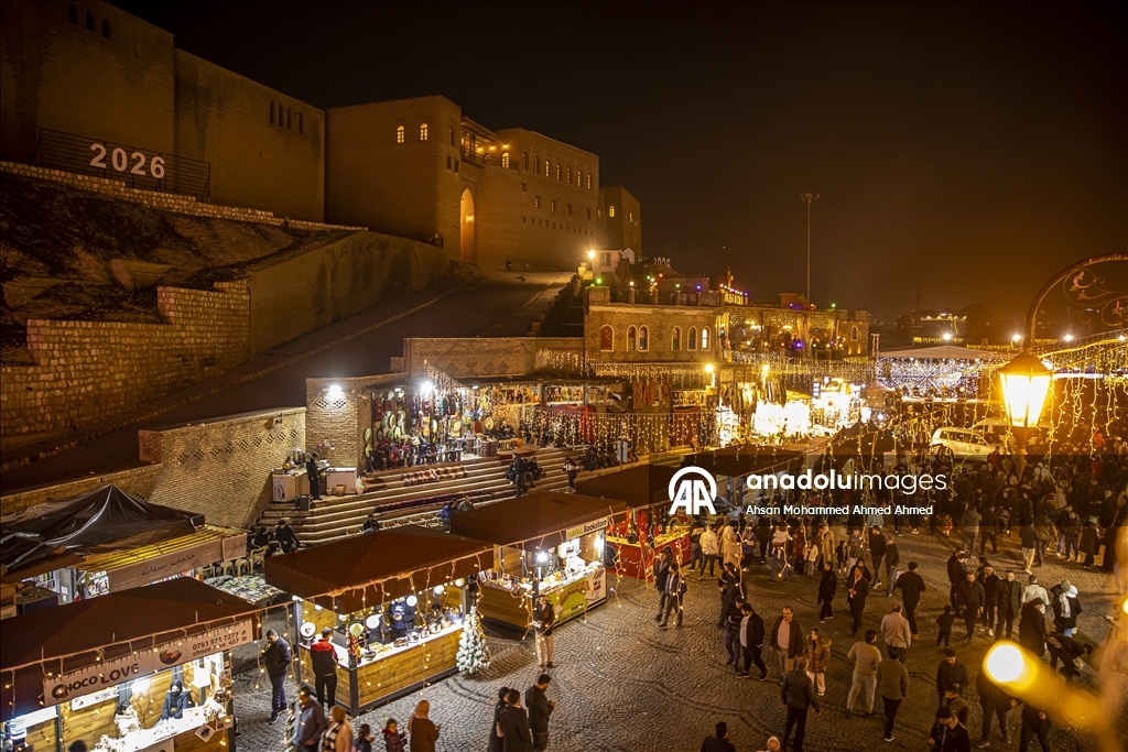 Erbil'de yılbaşı hazırlıkları