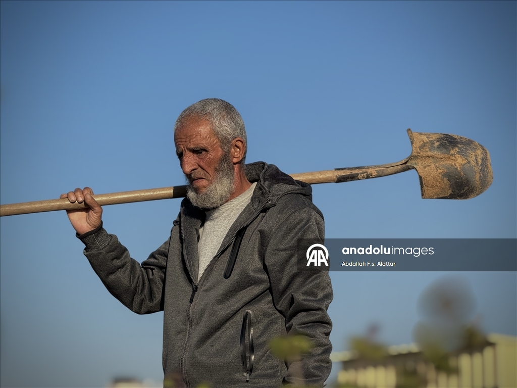 أبو حطب.. مسن يواري 18 ألف فلسطيني قتلتهم إسرائيل بغزة