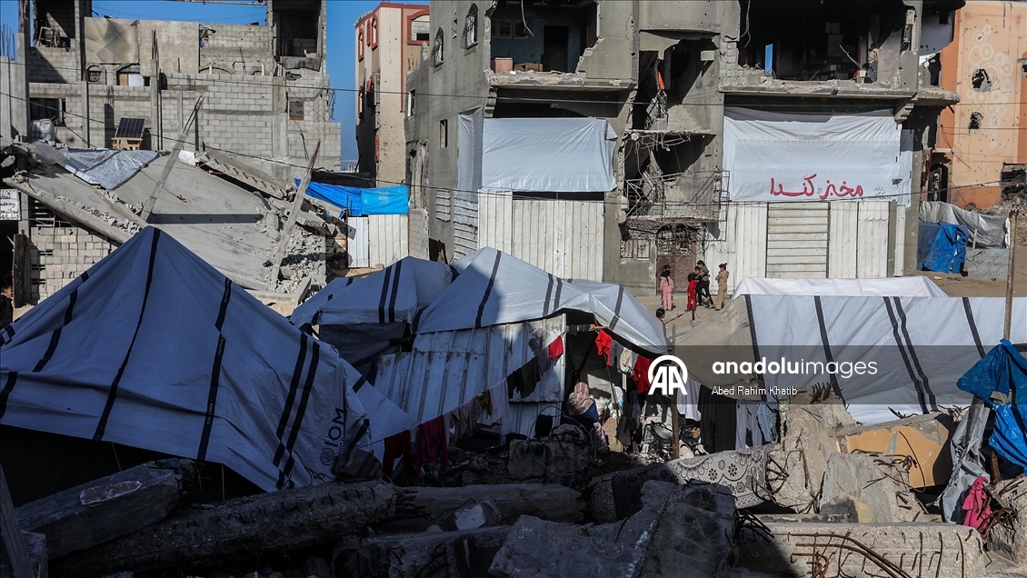 Han Yunus'ta yıkımın gölgesinde günlük yaşam