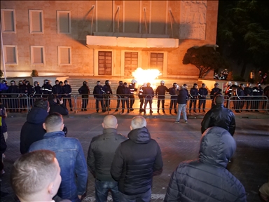 Антиправительственные протесты в Албании