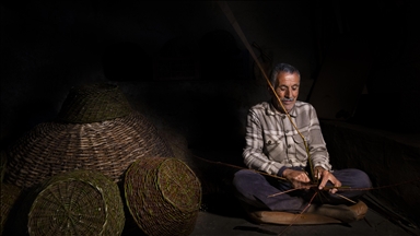 Mardin’de sepet ustası Halil Aşar, baba mesleğini yaşatıyor