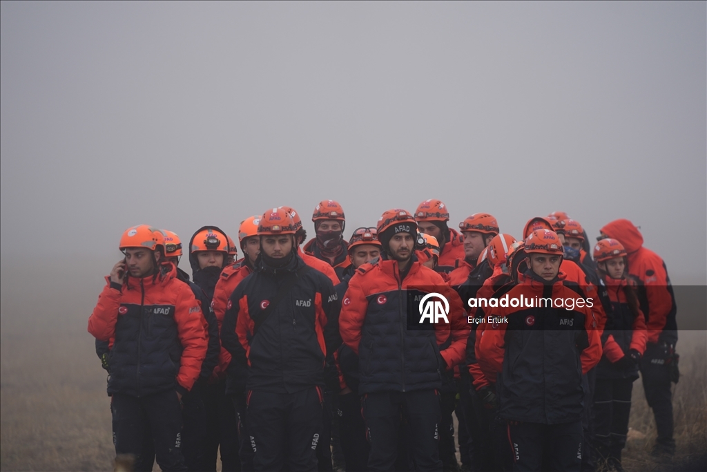 Ankara'da Libya askeri heyetini taşıyan jetin enkazındaki çalışmalar sürüyor