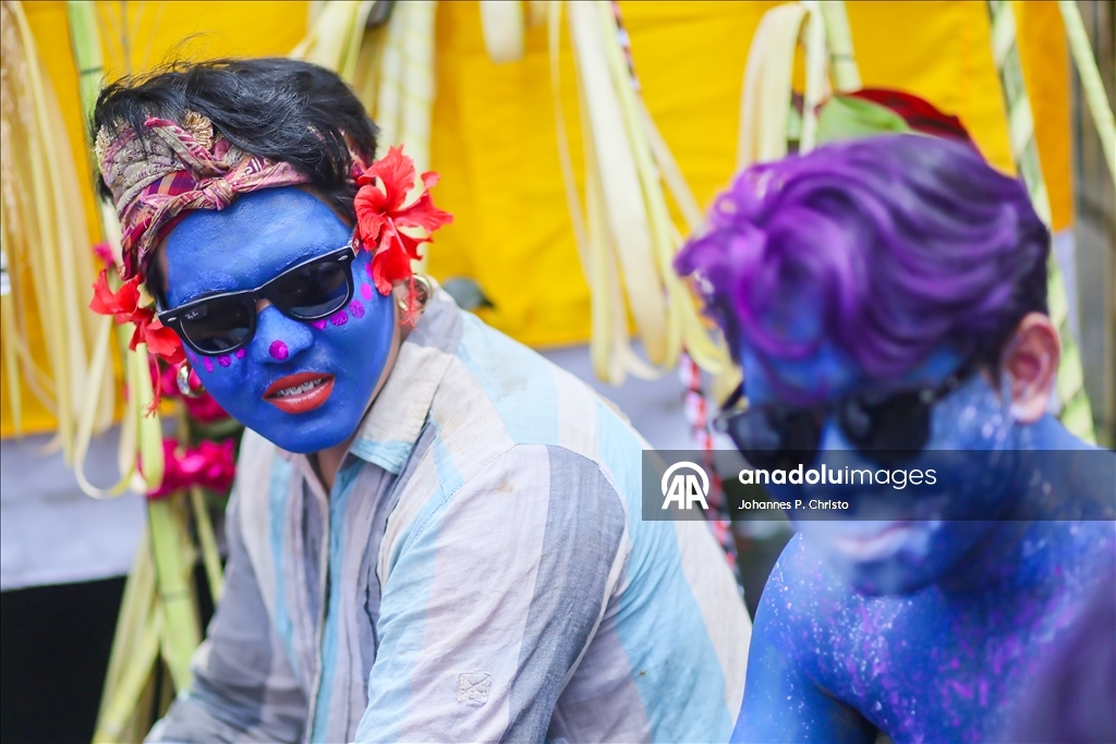 Bali'de geleneksel Ngerebeg ritüeli