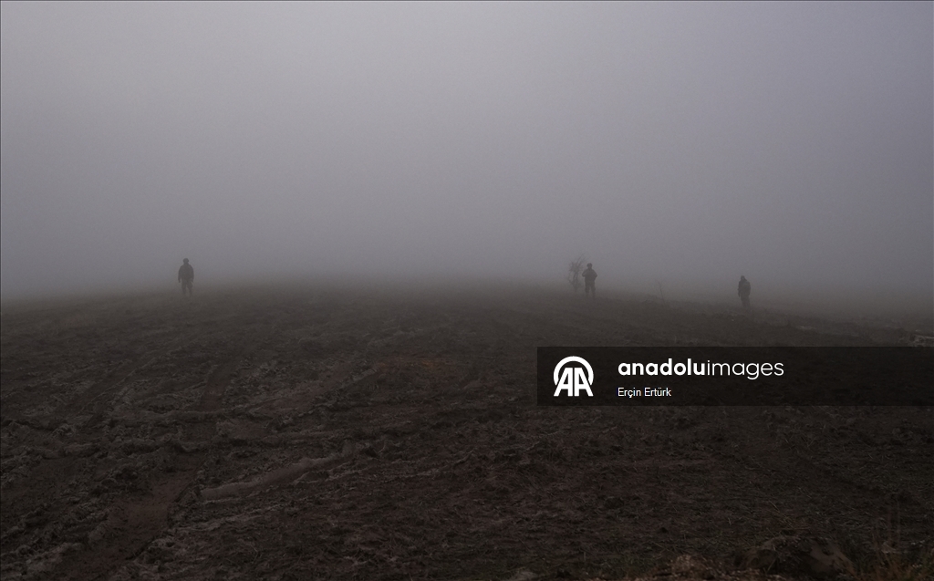 Ankara'da Libya askeri heyetini taşıyan jetin enkazındaki çalışmalar sürüyor