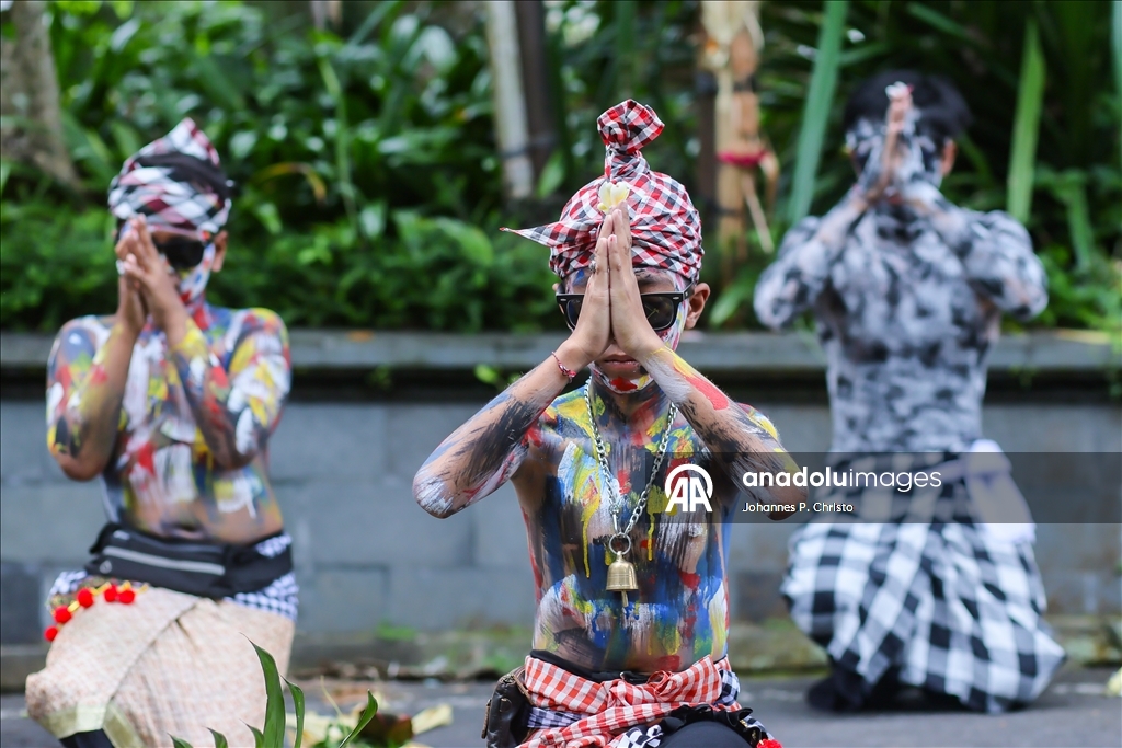 The colorful tradition of Ngerebeg in Bali