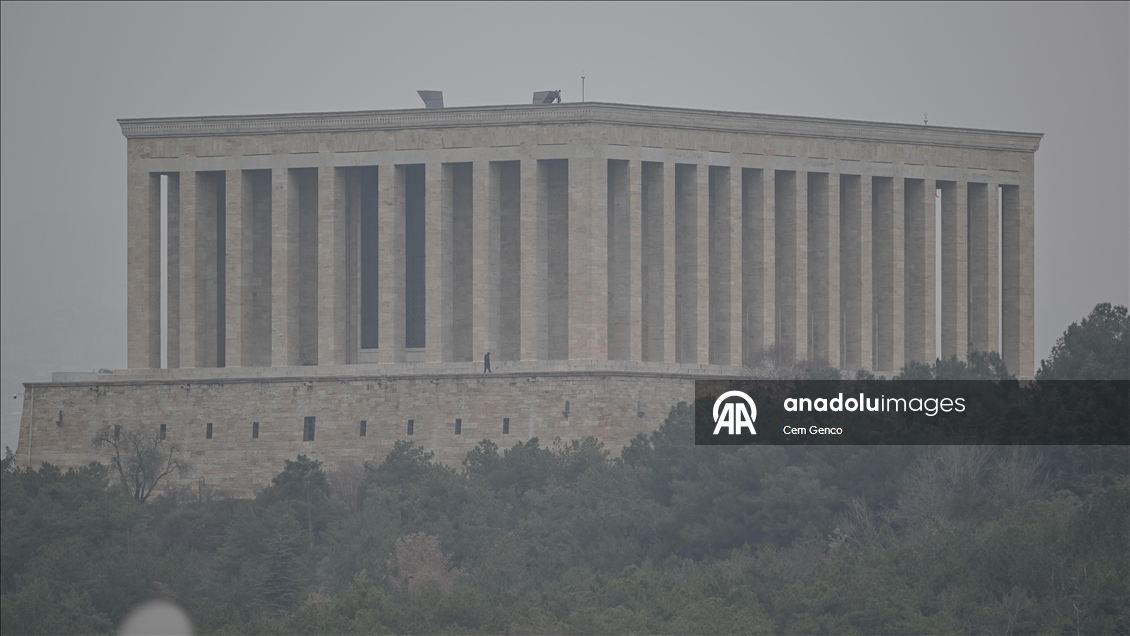 Ankara'da puslu hava