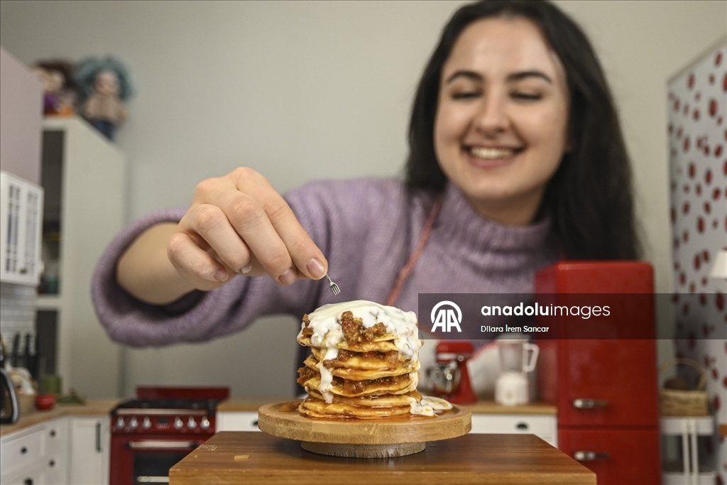 Minyatür mutfakta Türk ve dünya tatları "tek lokmalık" sunuma dönüşüyor