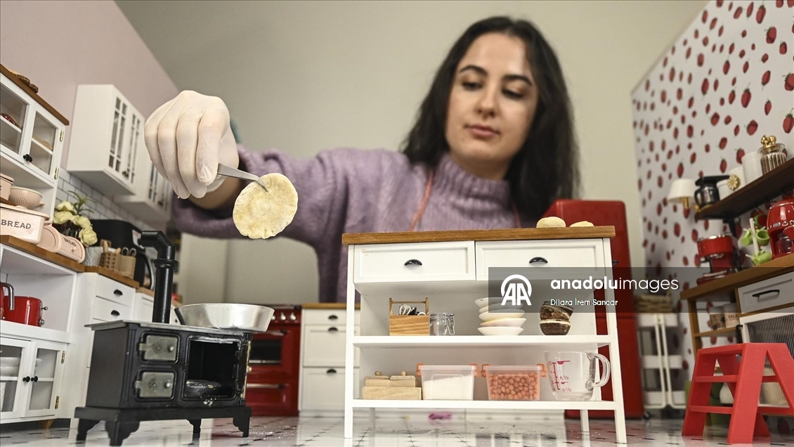 Minyatür mutfakta Türk ve dünya tatları "tek lokmalık" sunuma dönüşüyor