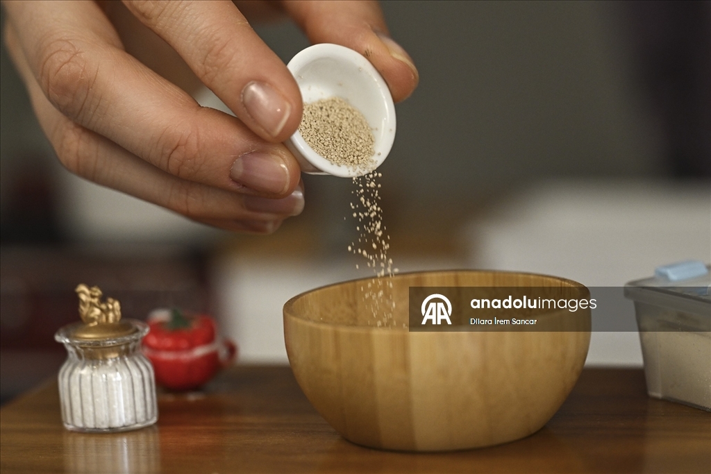 Minyatür mutfakta Türk ve dünya tatları "tek lokmalık" sunuma dönüşüyor