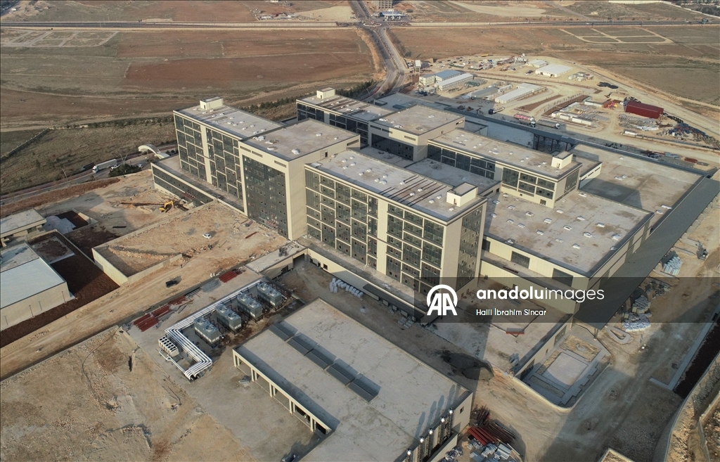 Hızla yükselen Mardin Şehir Hastanesinde sona gelindi