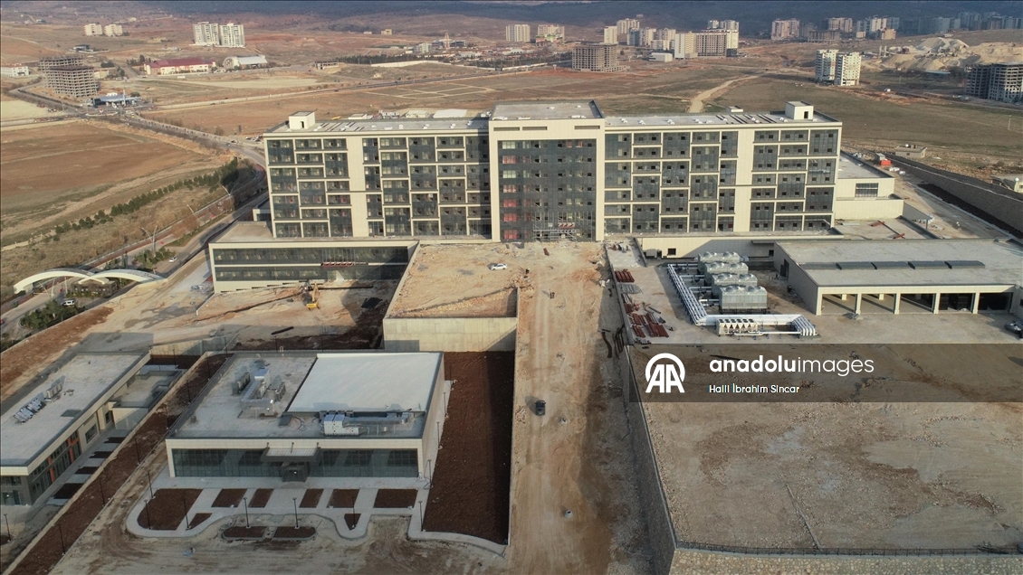 Hızla yükselen Mardin Şehir Hastanesinde sona gelindi