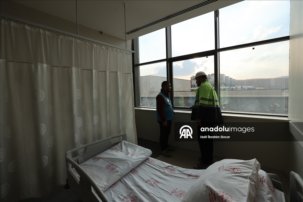 Hızla yükselen Mardin Şehir Hastanesinde sona gelindi