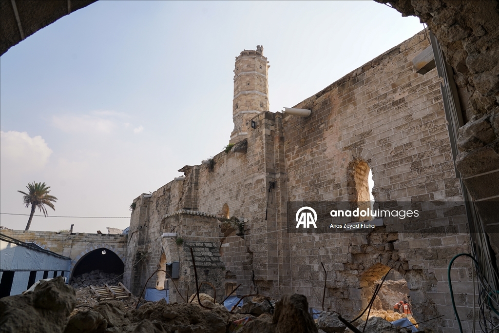 Great Omari Mosque undergoes restoration in Gaza