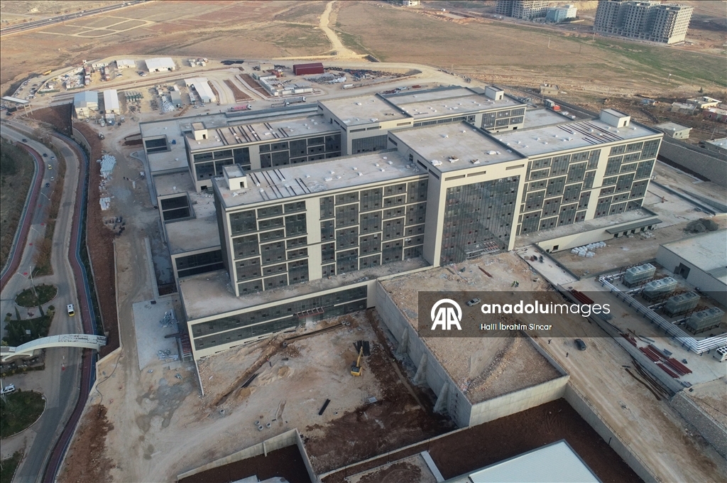 Hızla yükselen Mardin Şehir Hastanesinde sona gelindi