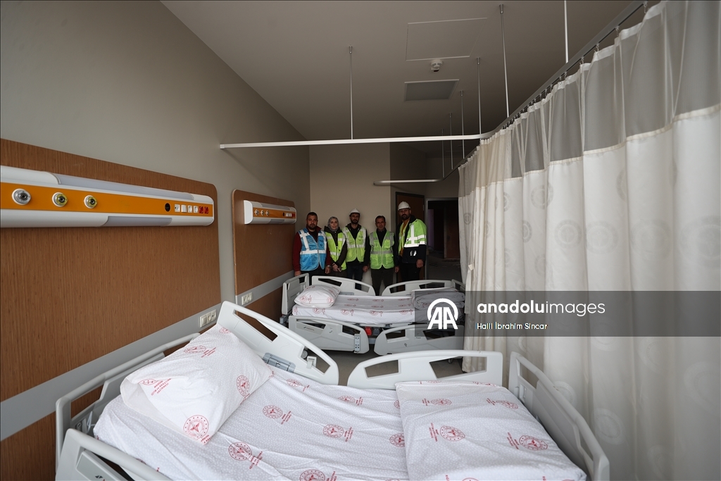 Hızla yükselen Mardin Şehir Hastanesinde sona gelindi