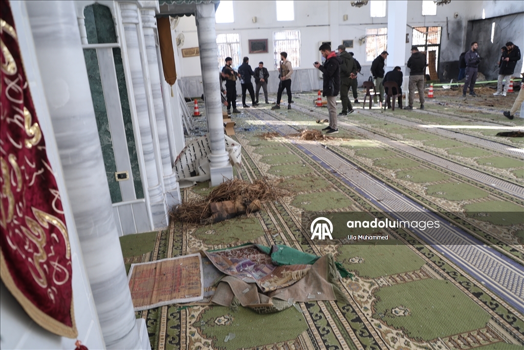 سوريا.. ارتفاع عدد القتلى إلى 8 جراء الانفجار في مسجد بحمص