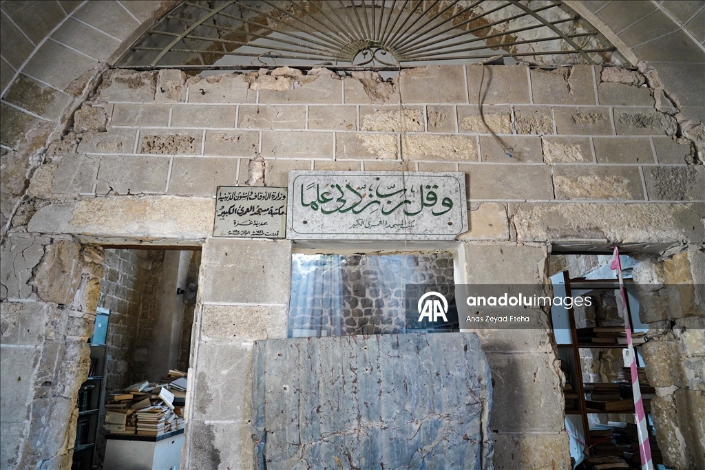 Great Omari Mosque undergoes restoration in Gaza