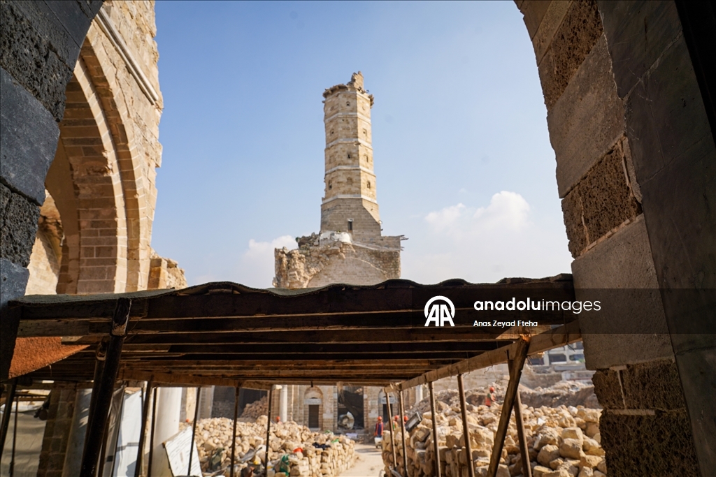 Great Omari Mosque undergoes restoration in Gaza
