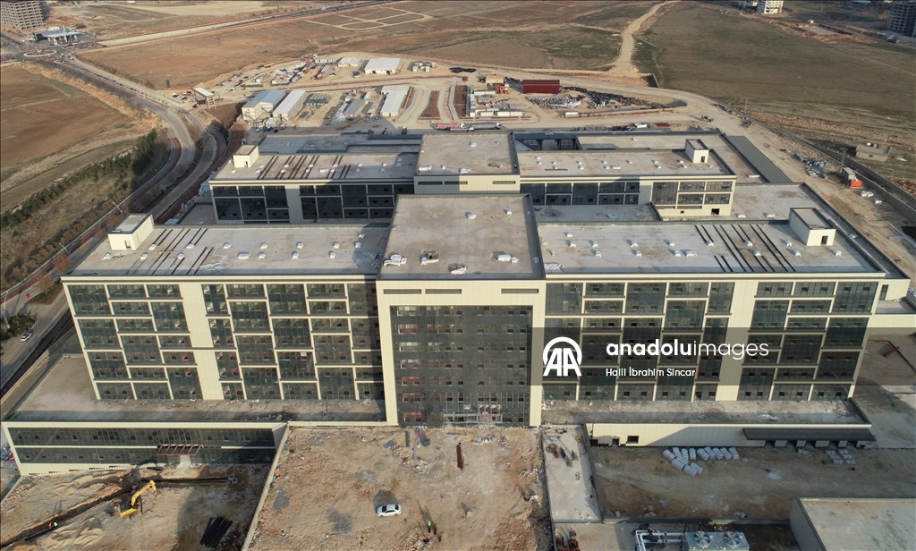 Hızla yükselen Mardin Şehir Hastanesinde sona gelindi