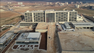 Hızla yükselen Mardin Şehir Hastanesinde sona gelindi