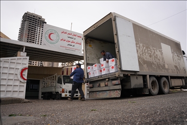 Турецкий Красный Полумесяц доставил помощь пострадавшим от наводнения в Ираке