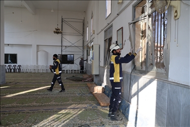 سوريا.. ارتفاع عدد القتلى إلى 8 جراء الانفجار في مسجد بحمص