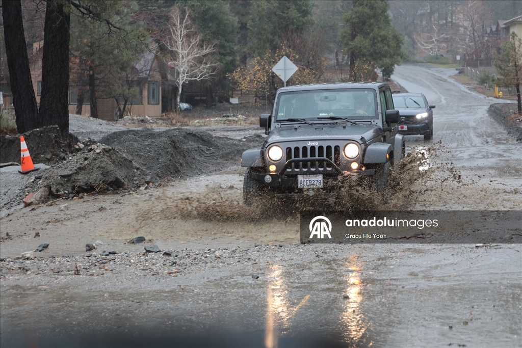  Atmosferik nehir fırtınası Güney Kaliforniya’yı vurdu 