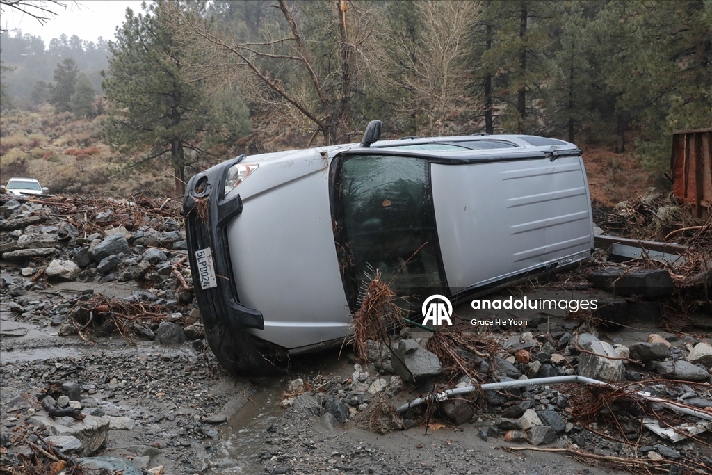  Atmosferik nehir fırtınası Güney Kaliforniya’yı vurdu 