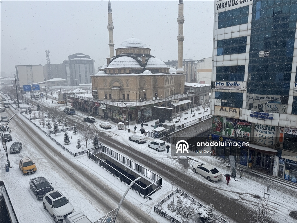 Hakkari'de kar etkili oldu