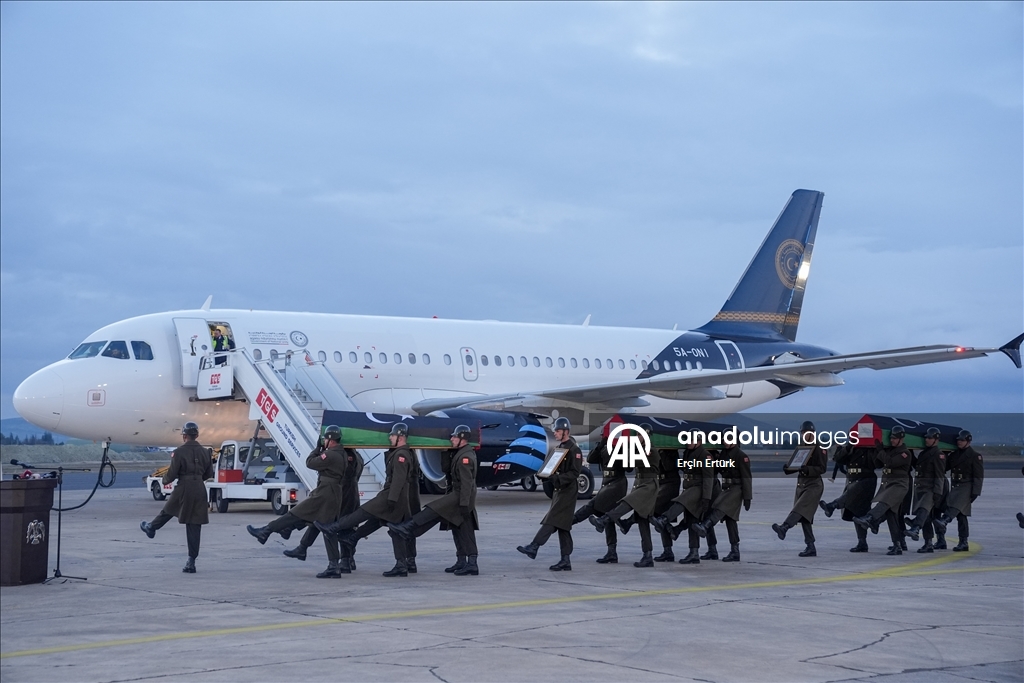 В Турции состоялась церемония в память о погибших при крушении самолета под Анкарой