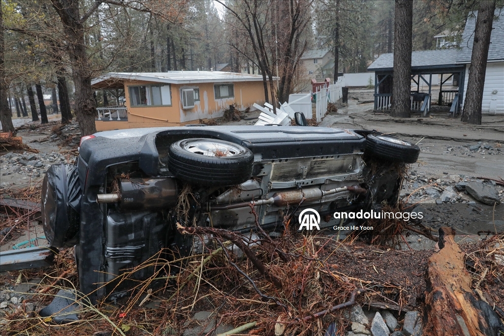  Atmosferik nehir fırtınası Güney Kaliforniya’yı vurdu 