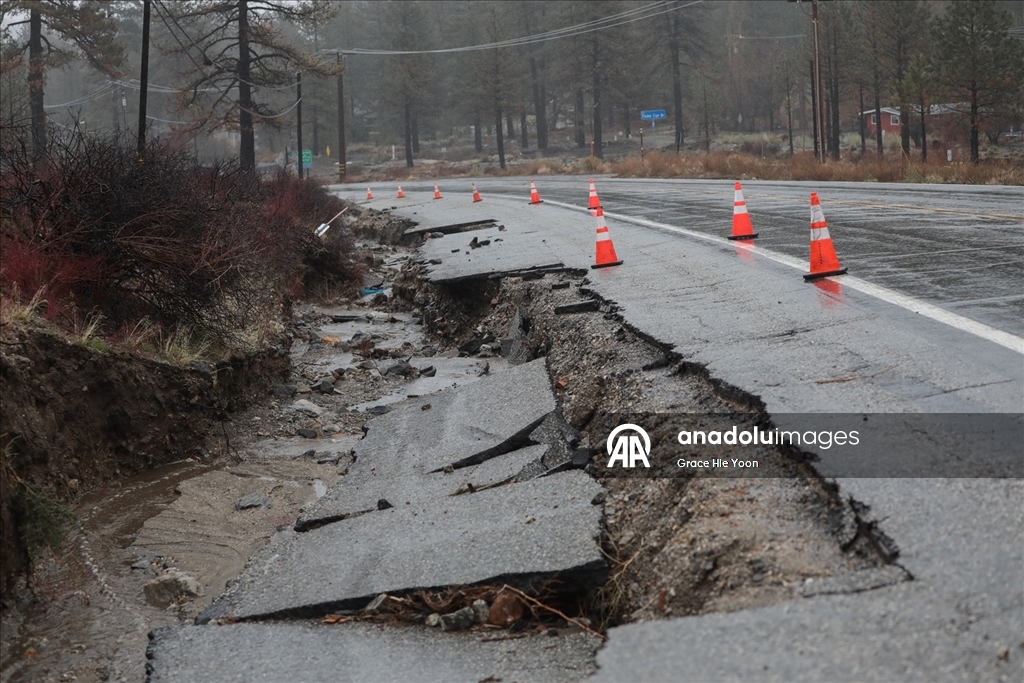  Atmosferik nehir fırtınası Güney Kaliforniya’yı vurdu 