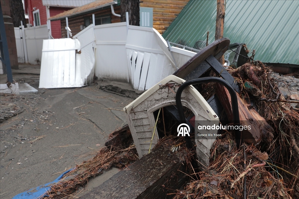  Atmosferik nehir fırtınası Güney Kaliforniya’yı vurdu 