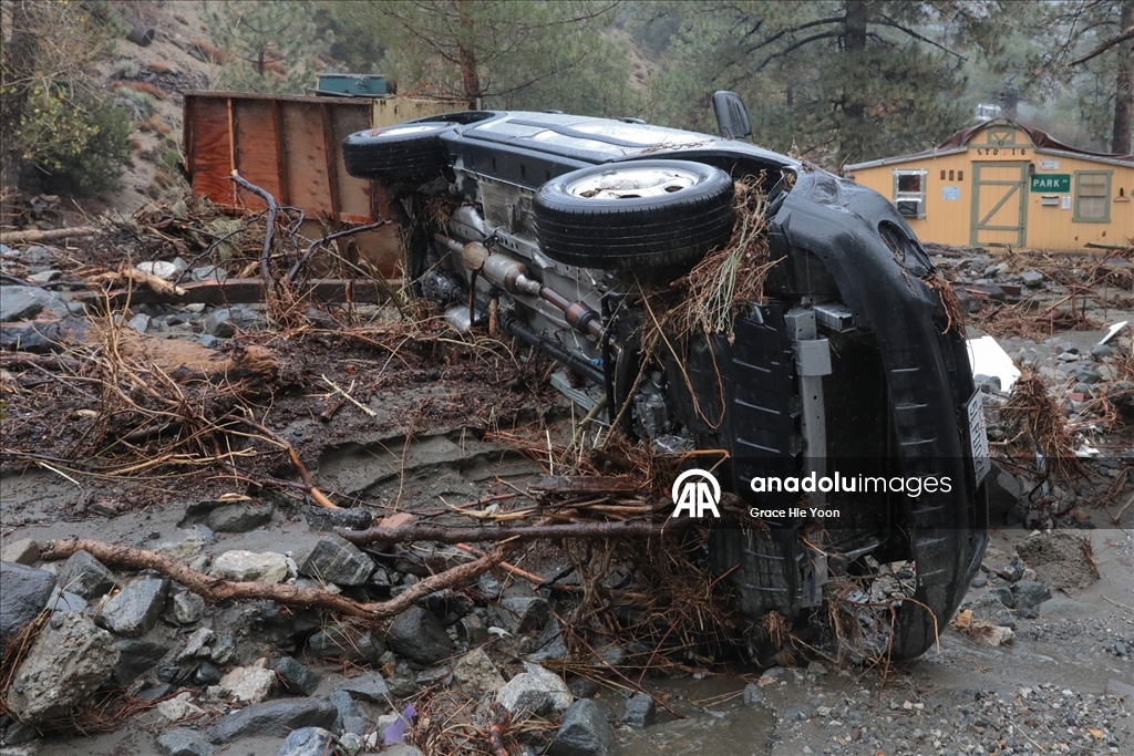  Atmosferik nehir fırtınası Güney Kaliforniya’yı vurdu 