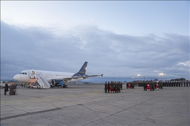 В Турции состоялась церемония в память о погибших при крушении самолета под Анкарой