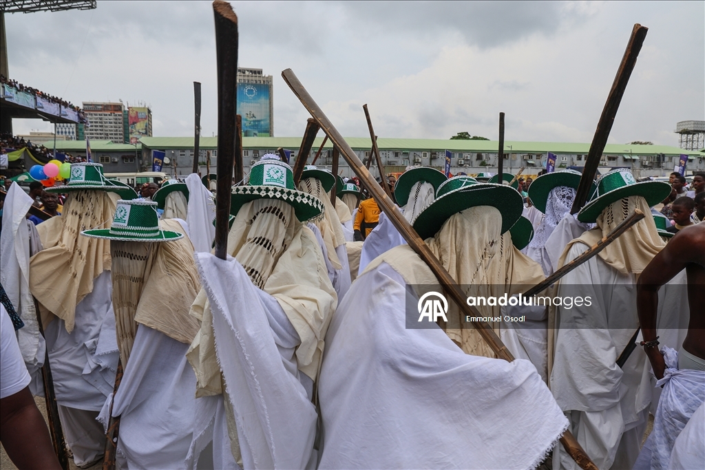 Nijerya’da geleneksel "Eyo Festivali" düzenlendi