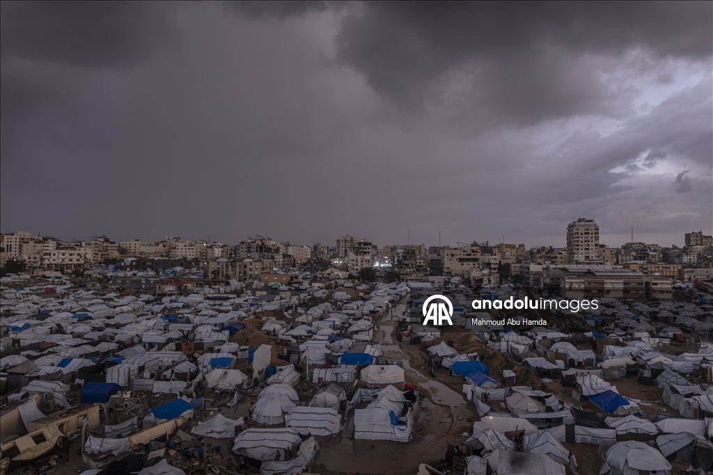 Неблагоприятные погодные условия усугубляют жизнь в Газе