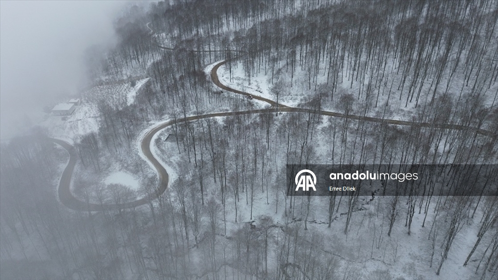 Bazı illerde kar etkili oldu