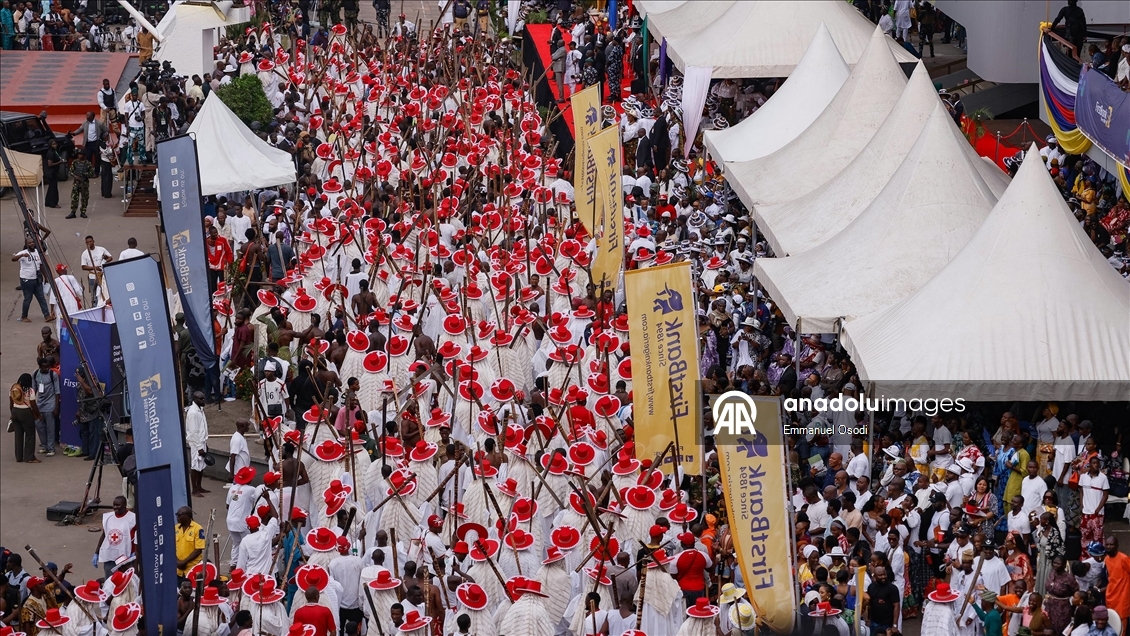 Nijerya’da geleneksel "Eyo Festivali" düzenlendi