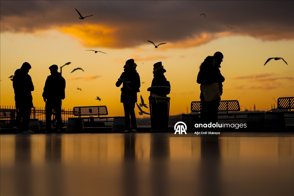 İstanbul’da gün batımı