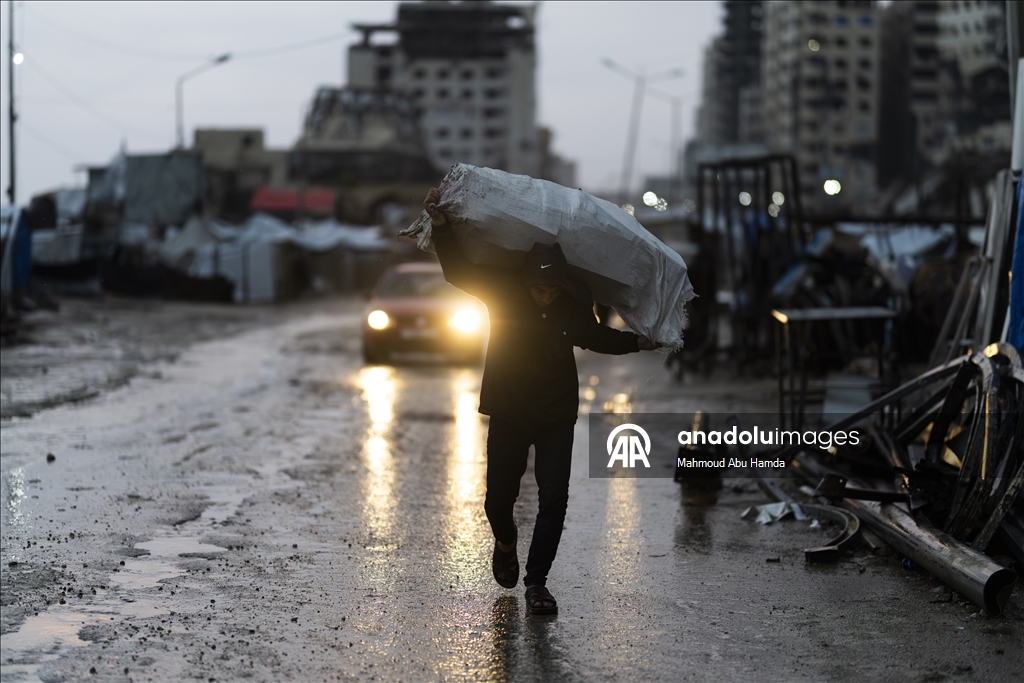 Неблагоприятные погодные условия усугубляют жизнь в Газе