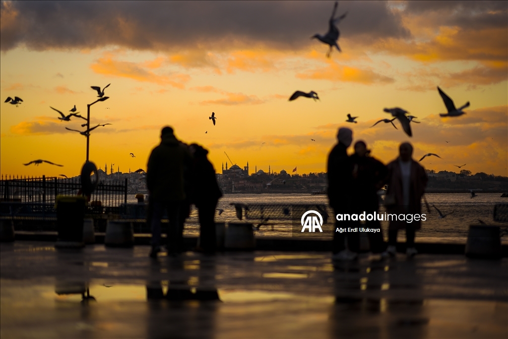 İstanbul’da gün batımı