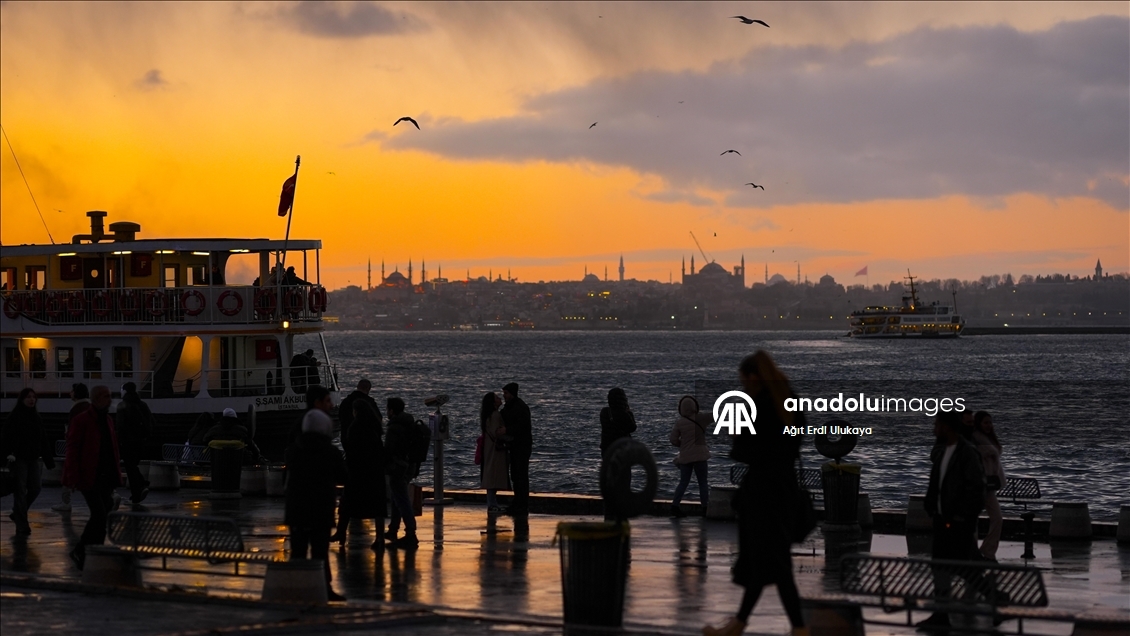 İstanbul’da gün batımı