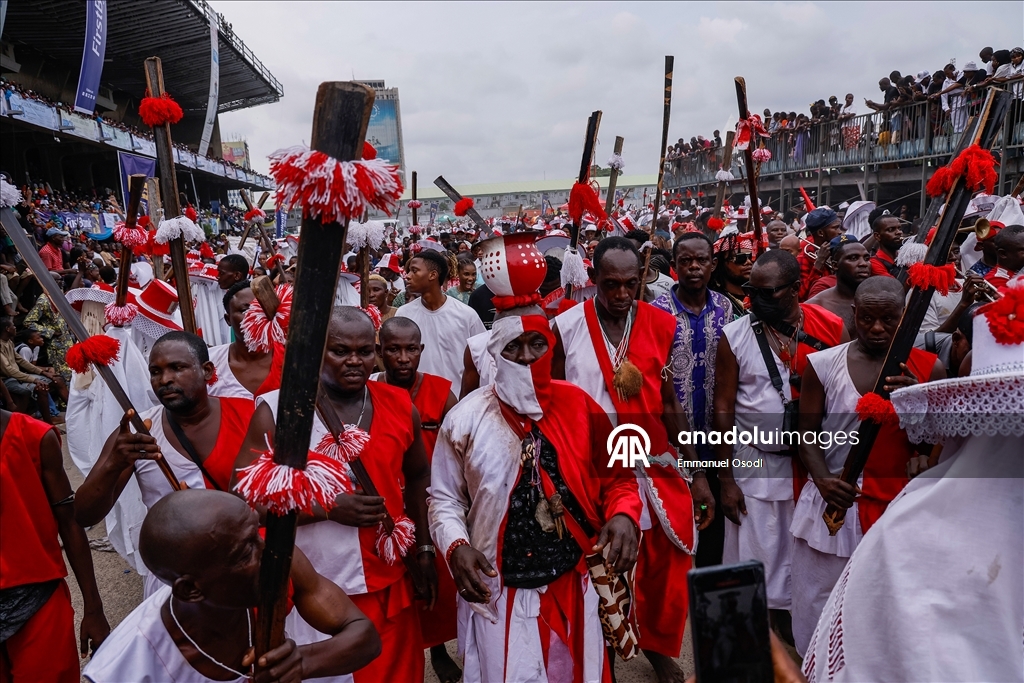 Nijerya’da geleneksel "Eyo Festivali" düzenlendi