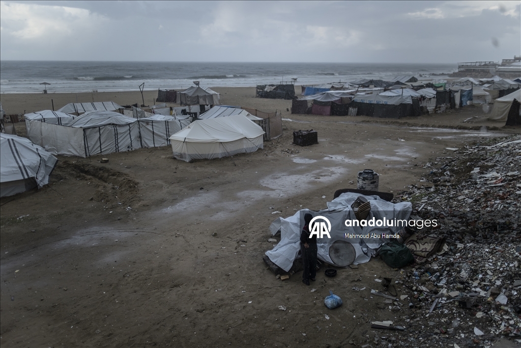 Неблагоприятные погодные условия усугубляют жизнь в Газе