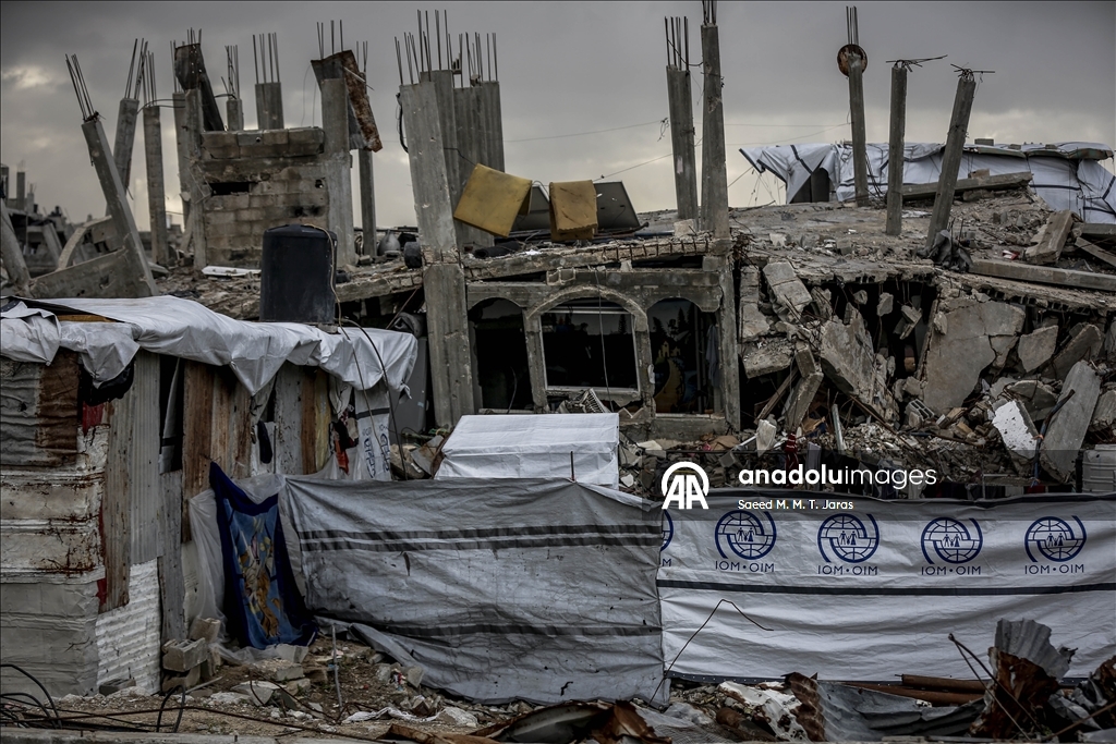 Gazze’de kış şartları Filistinlilerin yaşamını zorlaştırıyor